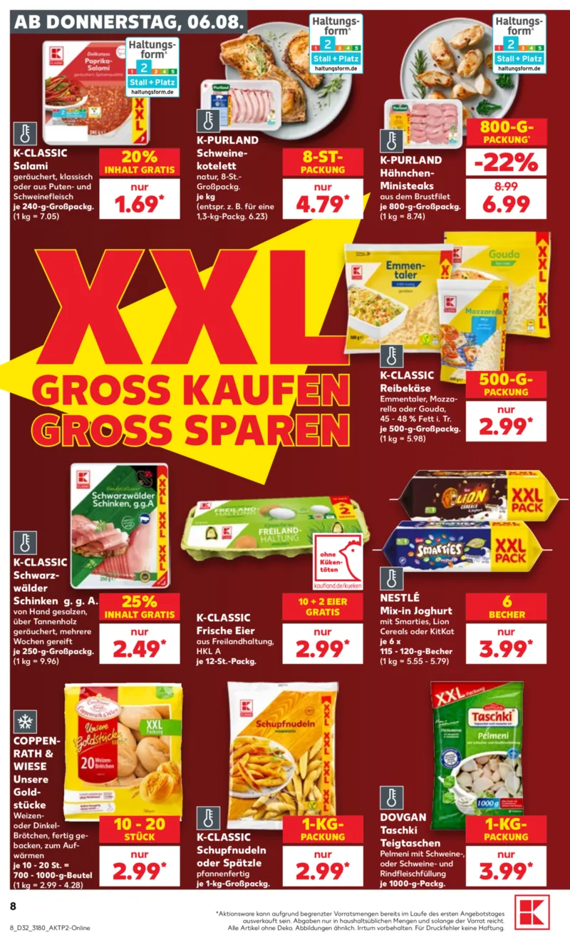 Kaufland Prospekt vom 06.08.2026, Seite 8