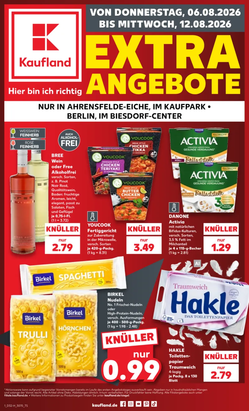 Kaufland Prospekt vom 06.08.2026, Seite 1