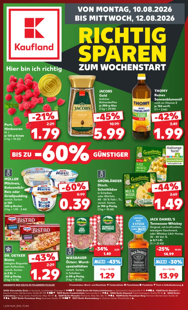 Kaufland Prospekt vom 10.08.2026, Seite 1