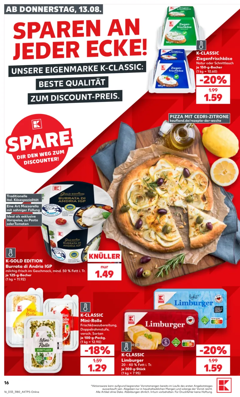 Kaufland Prospekt vom 13.08.2026, Seite 16