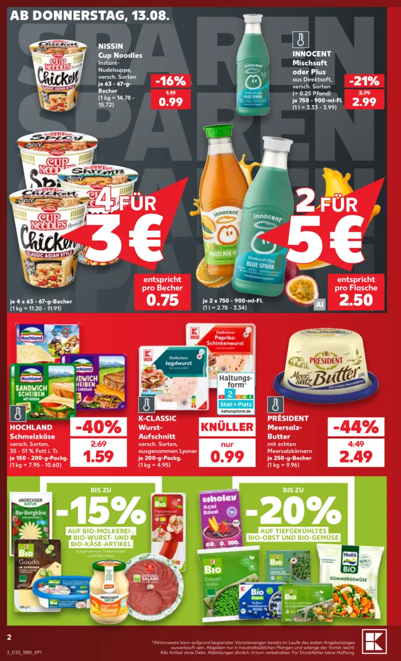 Kaufland Prospekt vom 13.08.2026, Seite 2