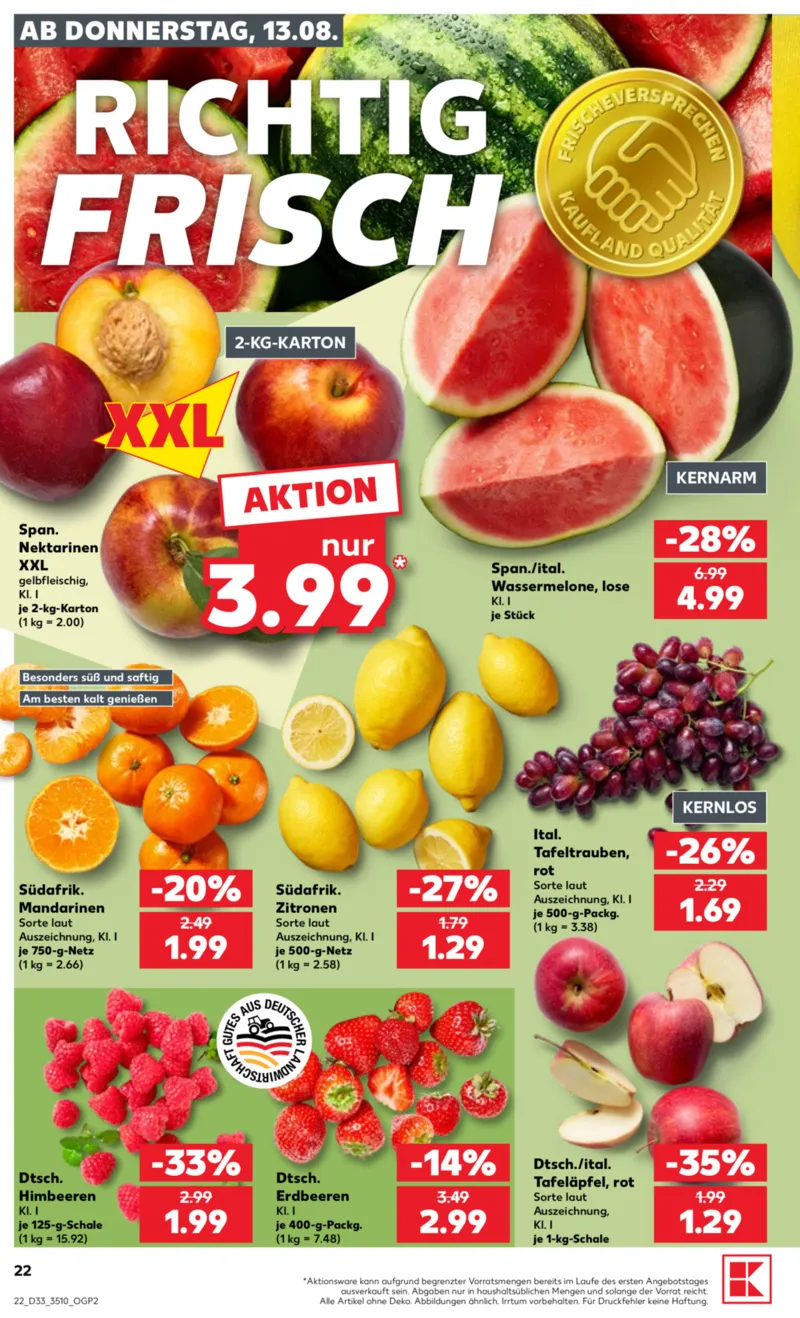 Kaufland Prospekt vom 13.08.2026, Seite 22