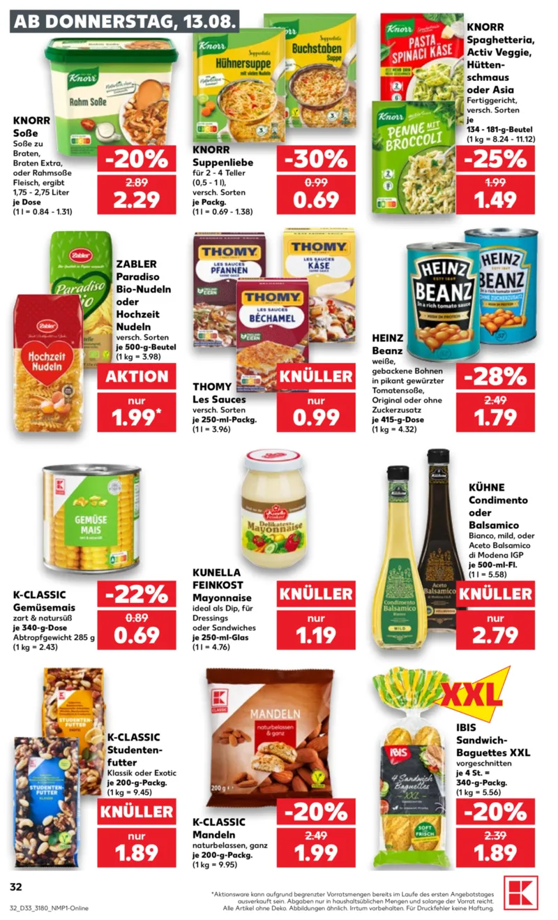 Kaufland Prospekt vom 13.08.2026, Seite 32