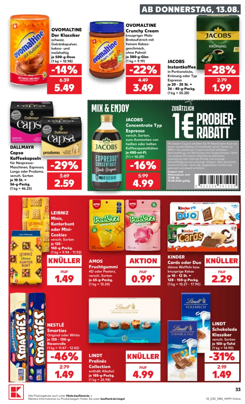 Kaufland Prospekt vom 13.08.2026, Seite 33