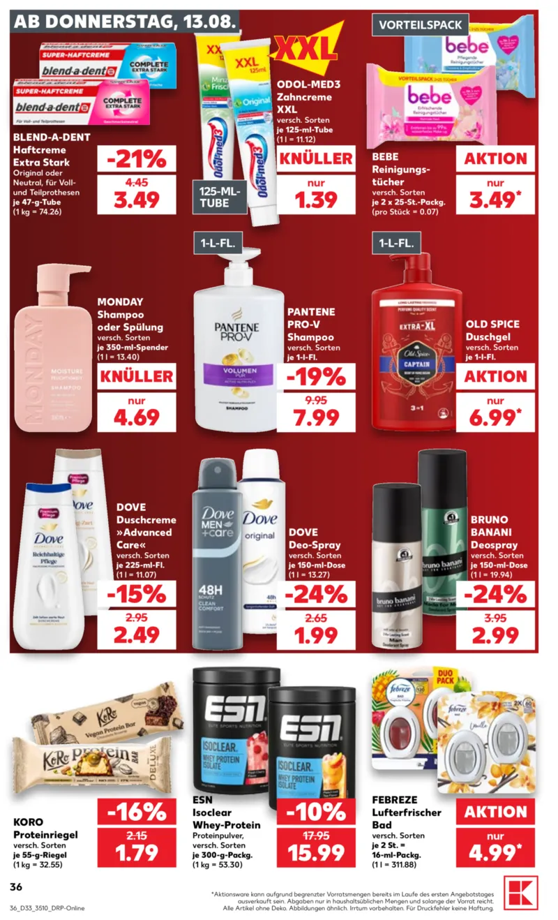 Kaufland Prospekt vom 13.08.2026, Seite 36