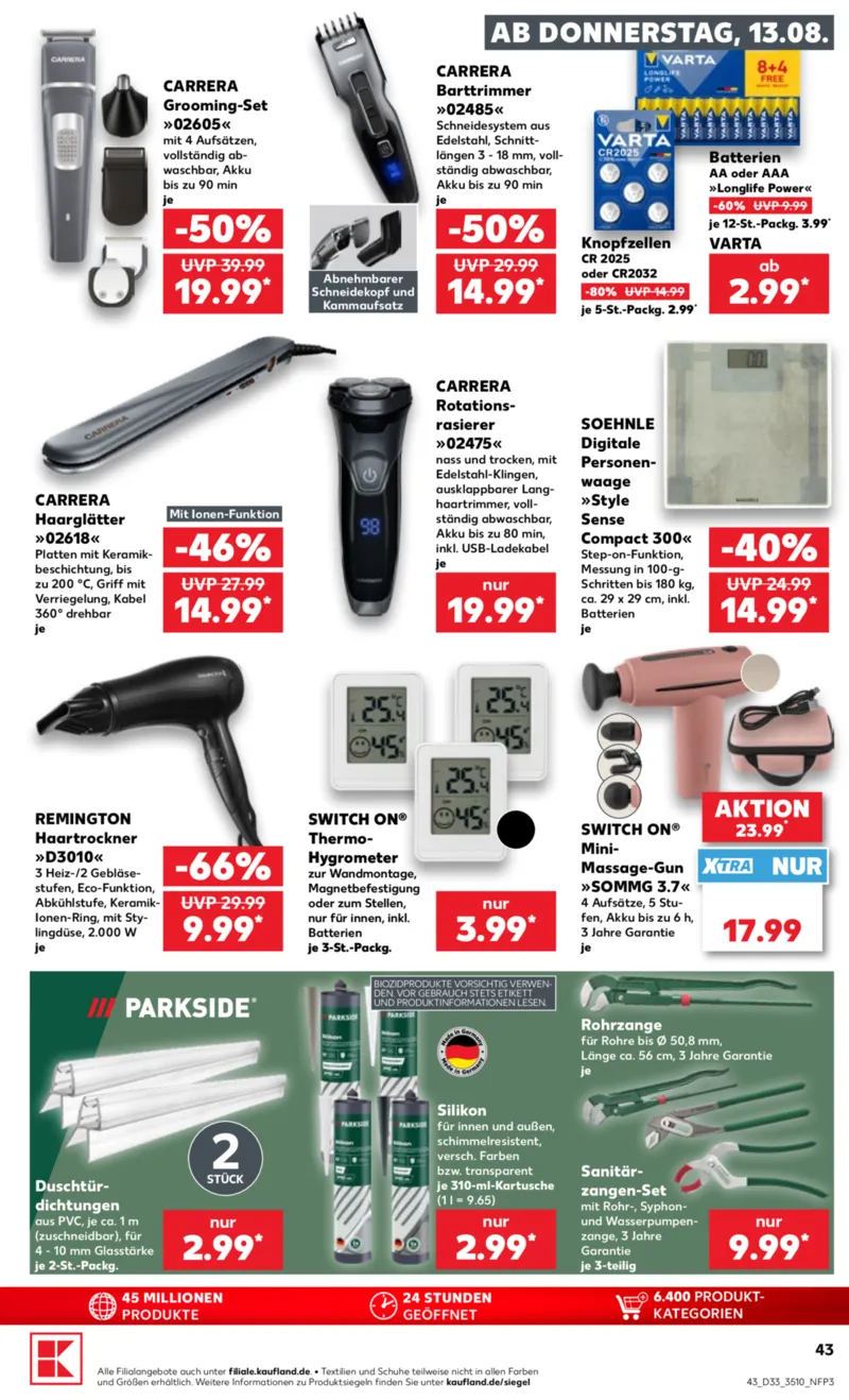 Kaufland Prospekt vom 13.08.2026, Seite 43
