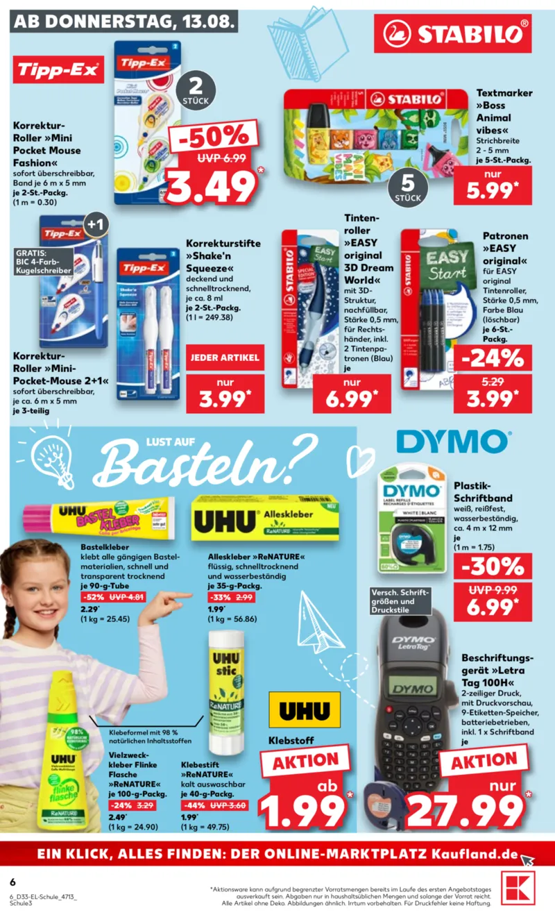 Kaufland Prospekt vom 13.08.2026, Seite 6