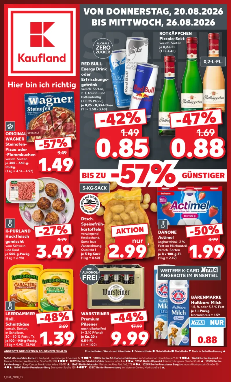 Kaufland Prospekt vom 20.08.2026, Seite 1