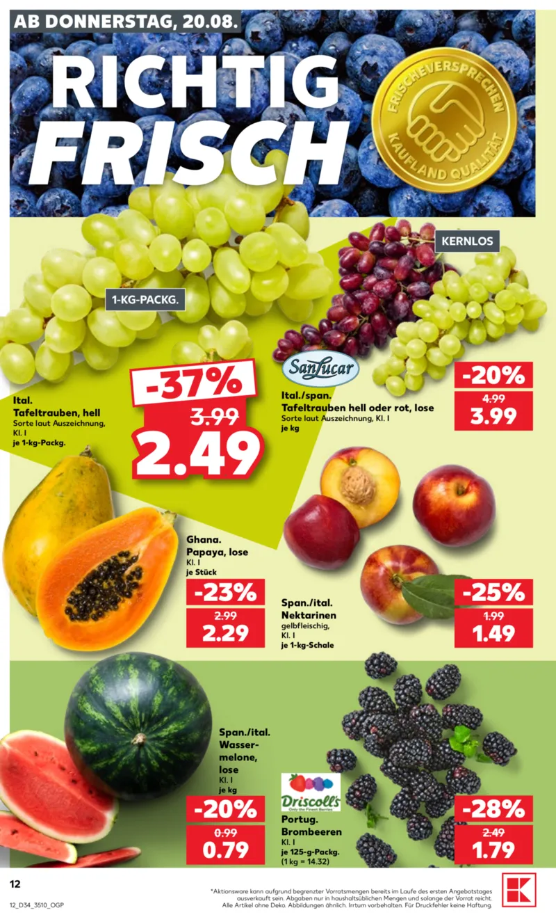Kaufland Prospekt vom 20.08.2026, Seite 12