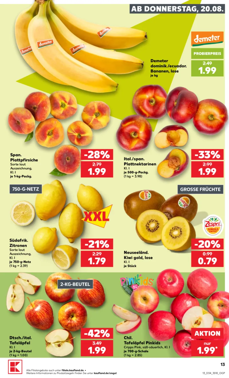 Kaufland Prospekt vom 20.08.2026, Seite 13