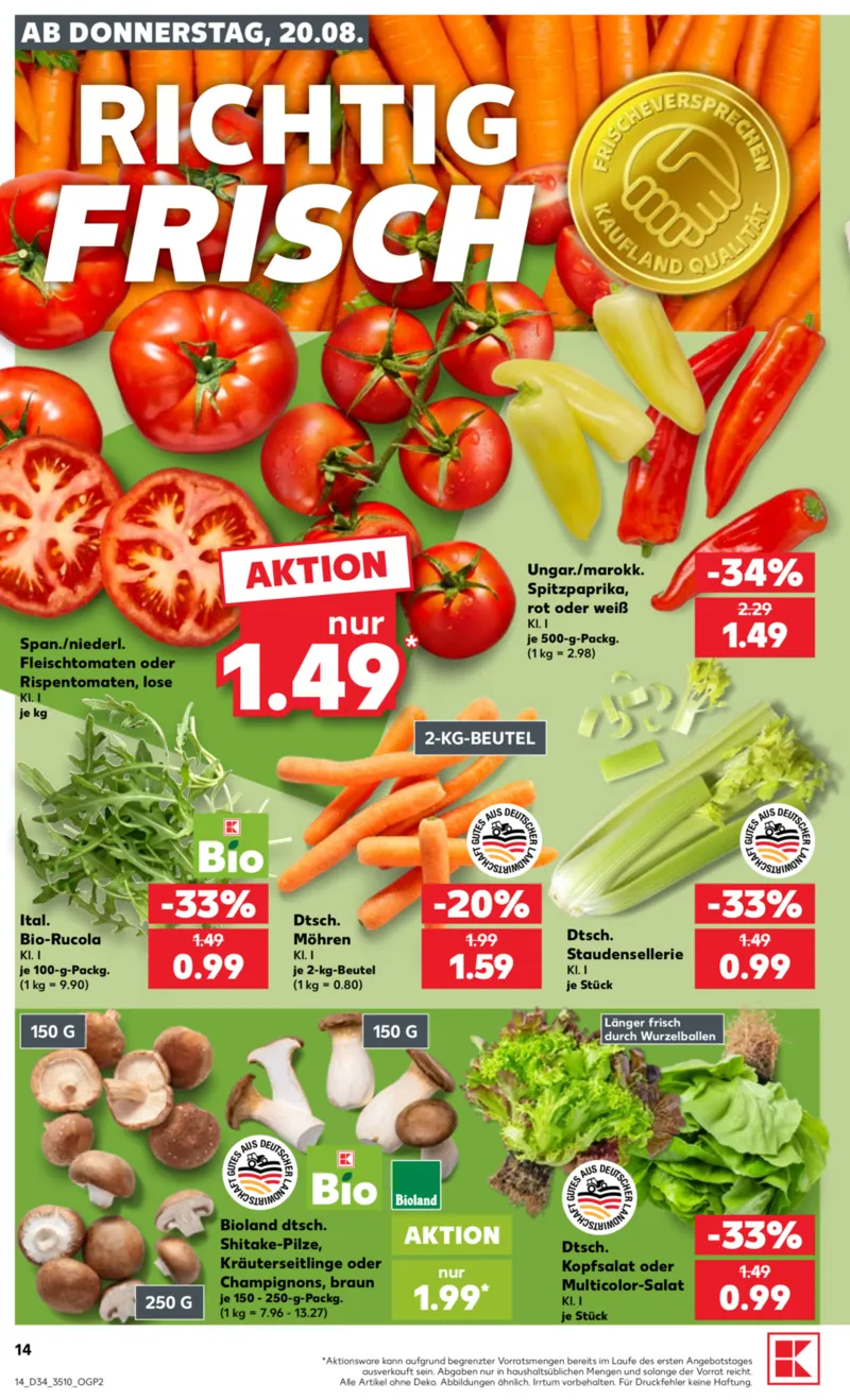 Kaufland Prospekt vom 20.08.2026, Seite 14