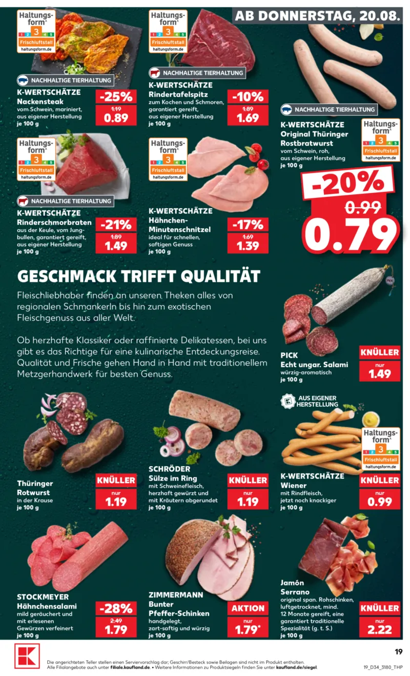 Kaufland Prospekt vom 20.08.2026, Seite 19