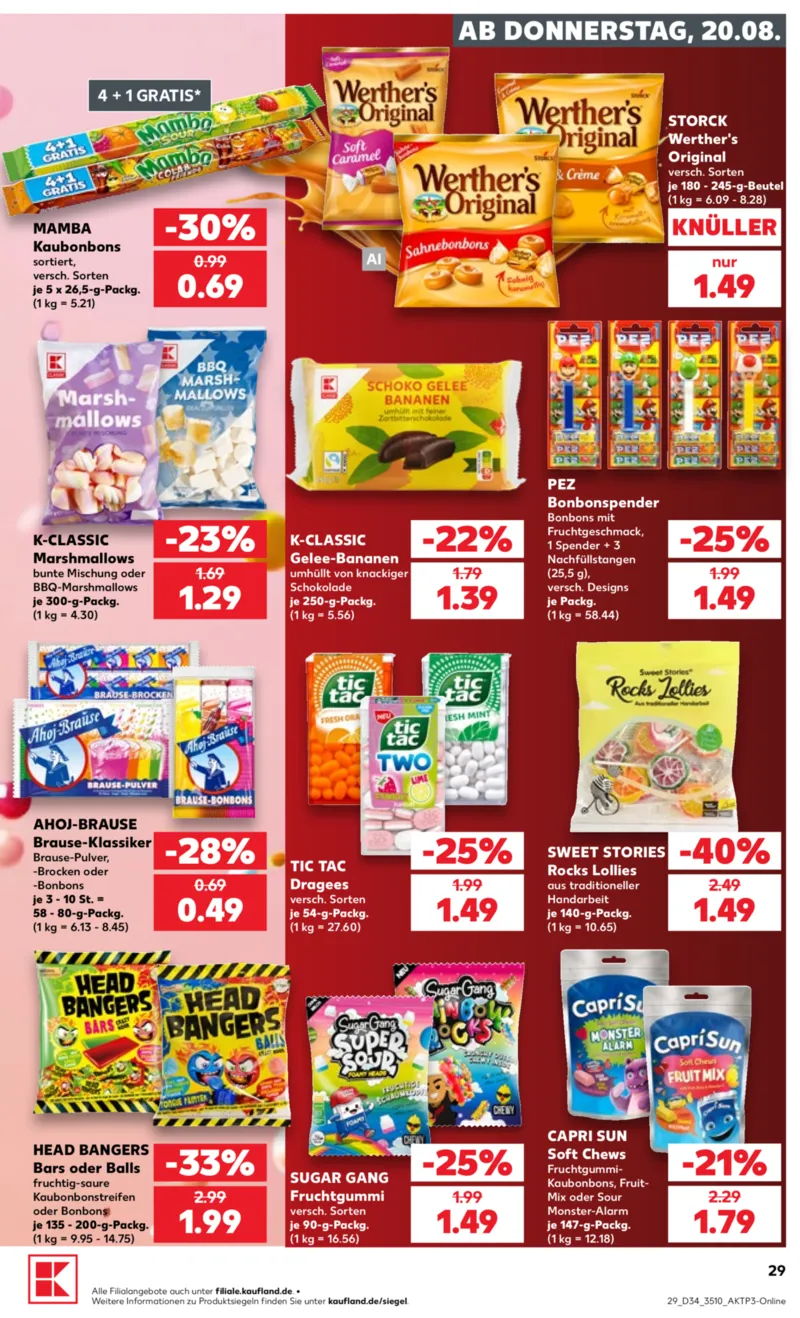 Kaufland Prospekt vom 20.08.2026, Seite 29
