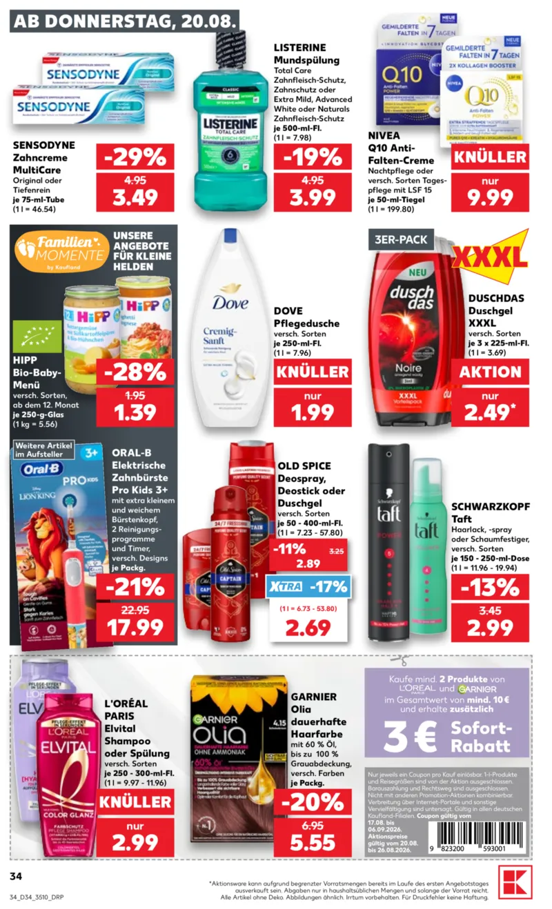 Kaufland Prospekt vom 20.08.2026, Seite 34