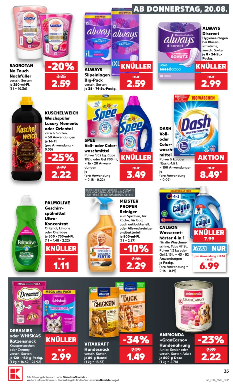 Kaufland Prospekt vom 20.08.2026, Seite 35