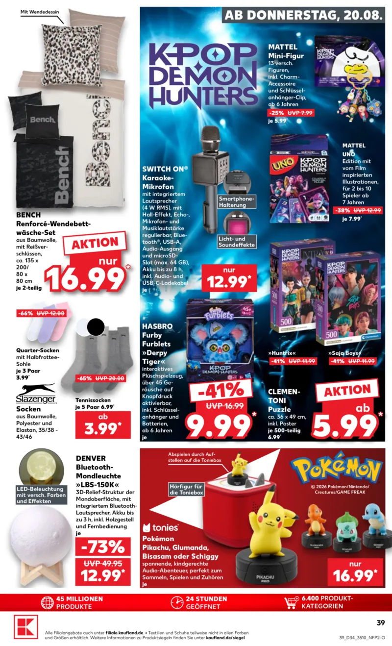 Kaufland Prospekt vom 20.08.2026, Seite 39