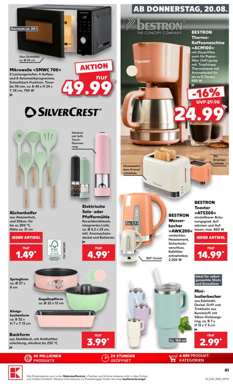 Kaufland Prospekt vom 20.08.2026, Seite 41
