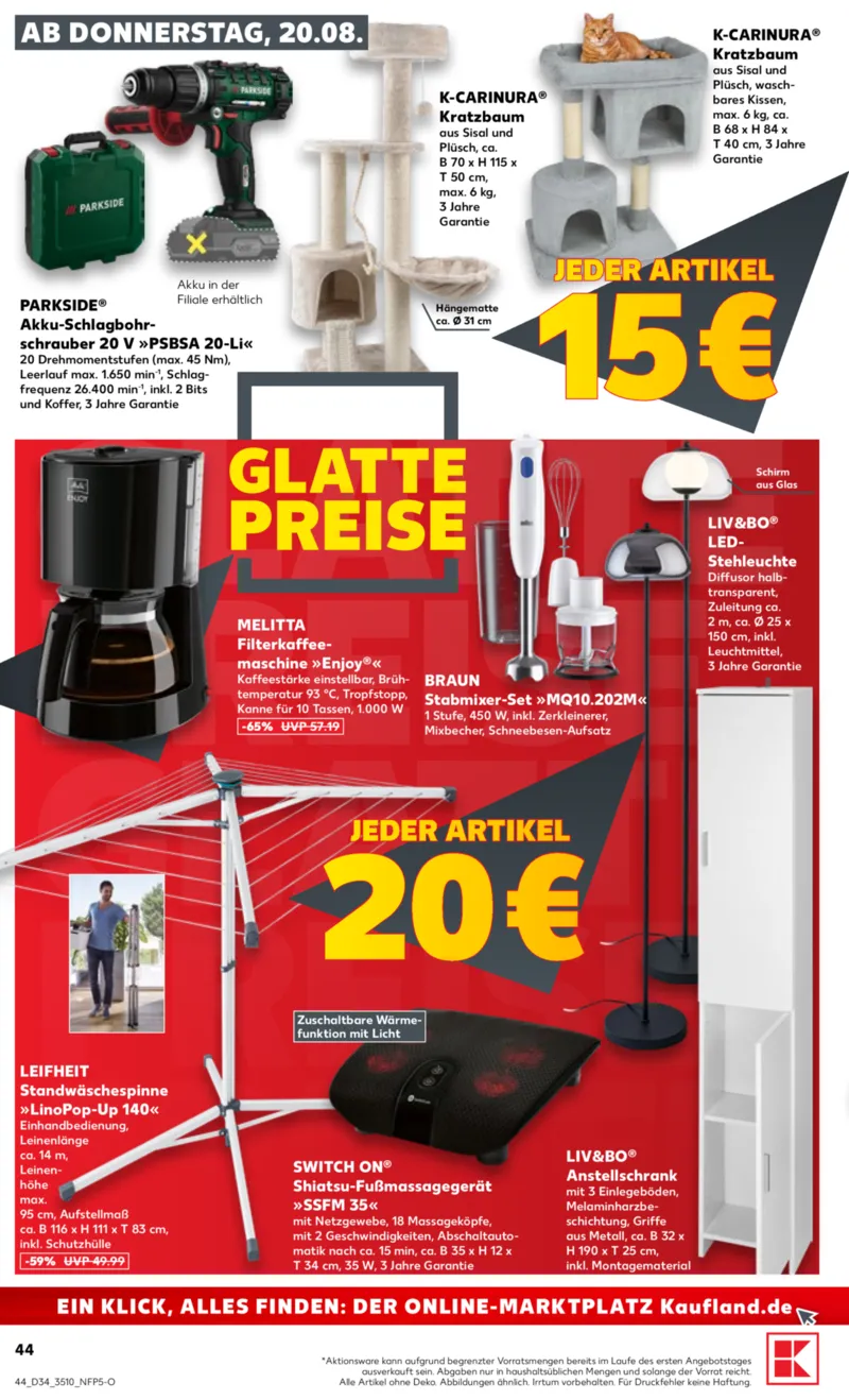 Kaufland Prospekt vom 20.08.2026, Seite 44