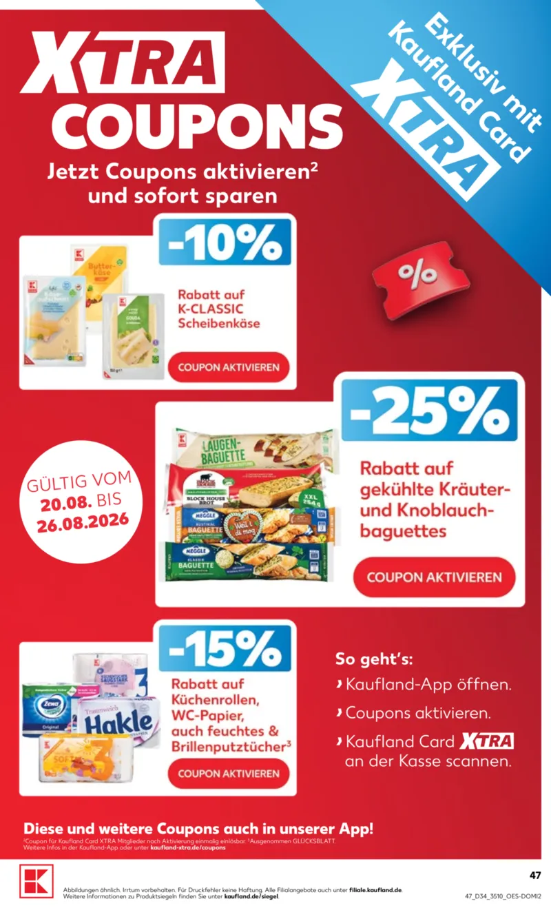 Kaufland Prospekt vom 20.08.2026, Seite 47