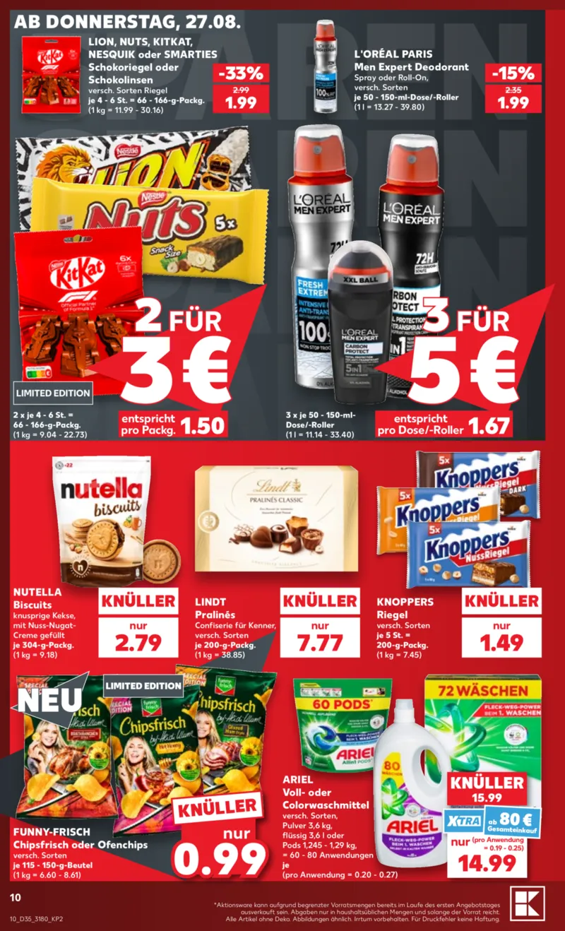 Kaufland Prospekt vom 27.08.2026, Seite 10