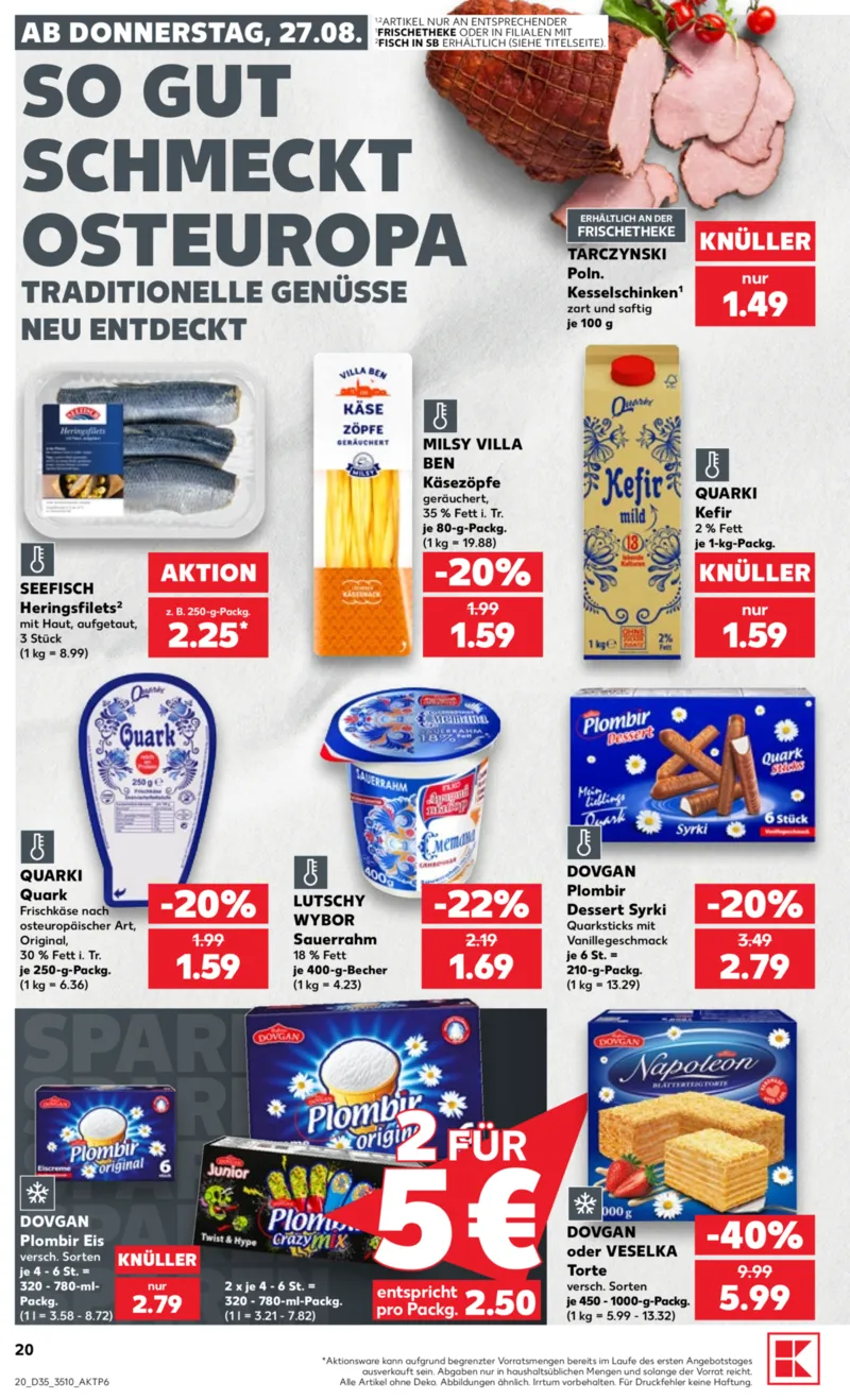 Kaufland Prospekt vom 27.08.2026, Seite 20