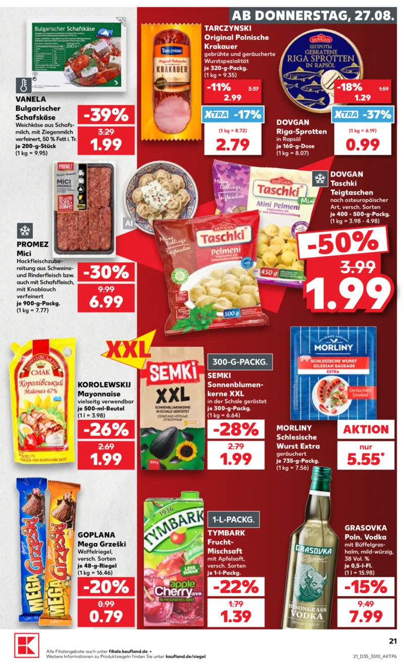 Kaufland Prospekt vom 27.08.2026, Seite 21