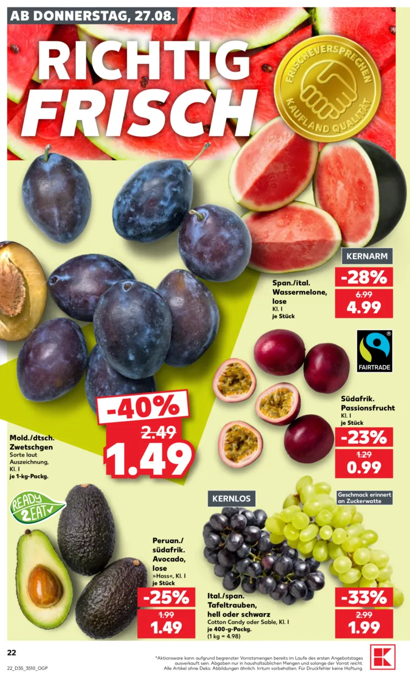 Kaufland Prospekt vom 27.08.2026, Seite 22