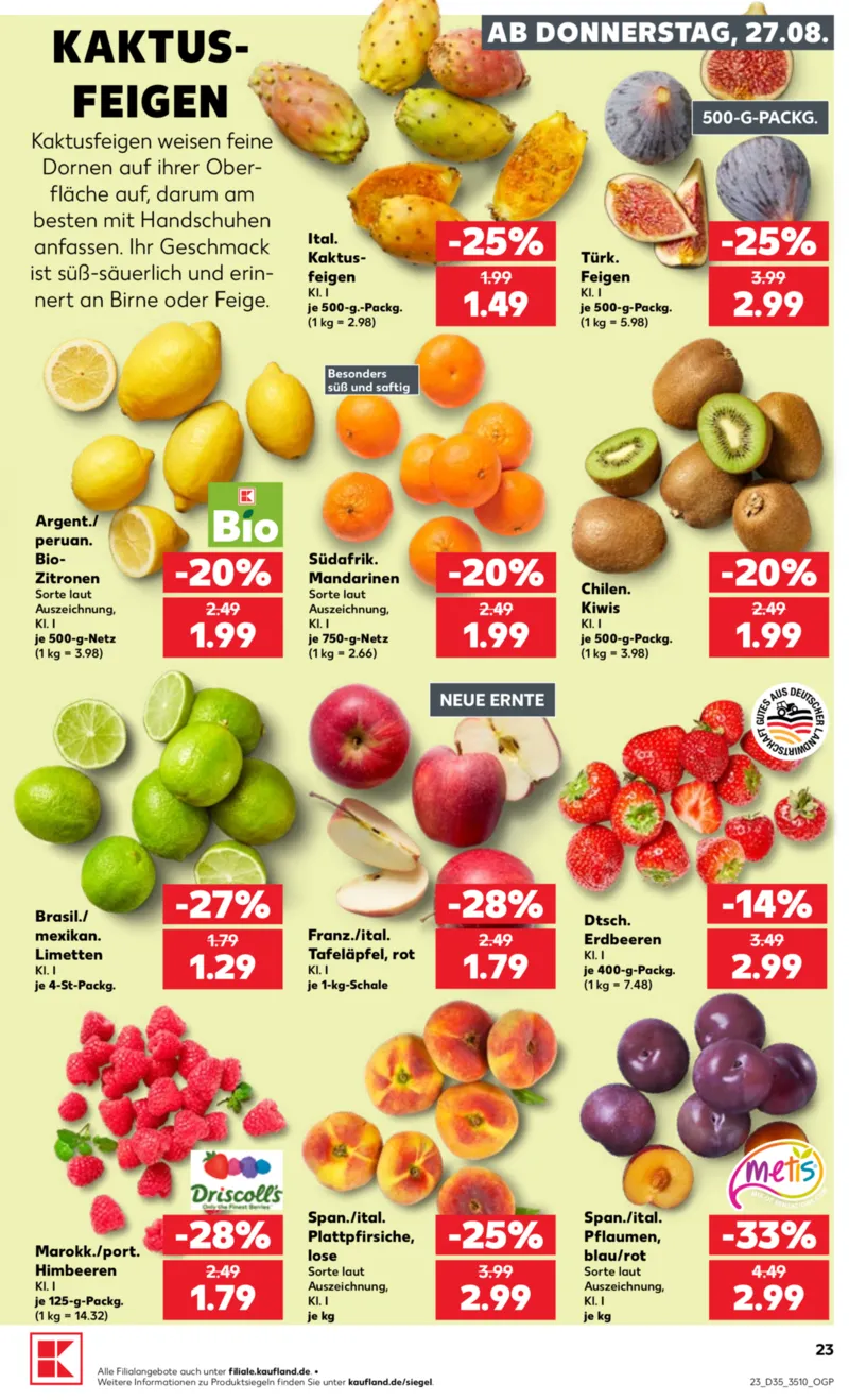 Kaufland Prospekt vom 27.08.2026, Seite 23