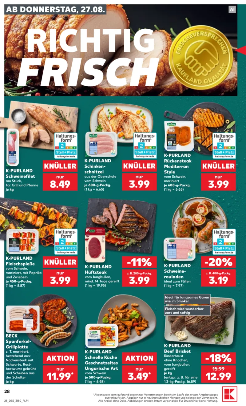 Kaufland Prospekt vom 27.08.2026, Seite 28