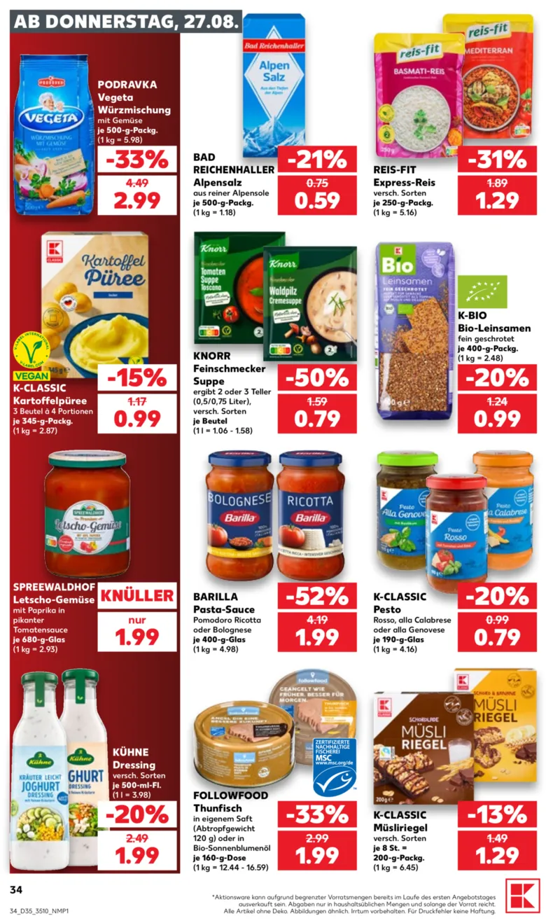 Kaufland Prospekt vom 27.08.2026, Seite 34
