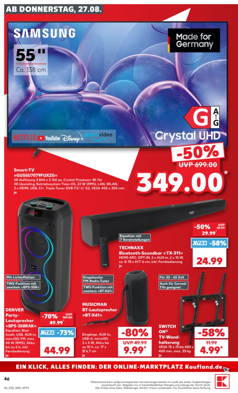 Kaufland Prospekt vom 27.08.2026, Seite 46