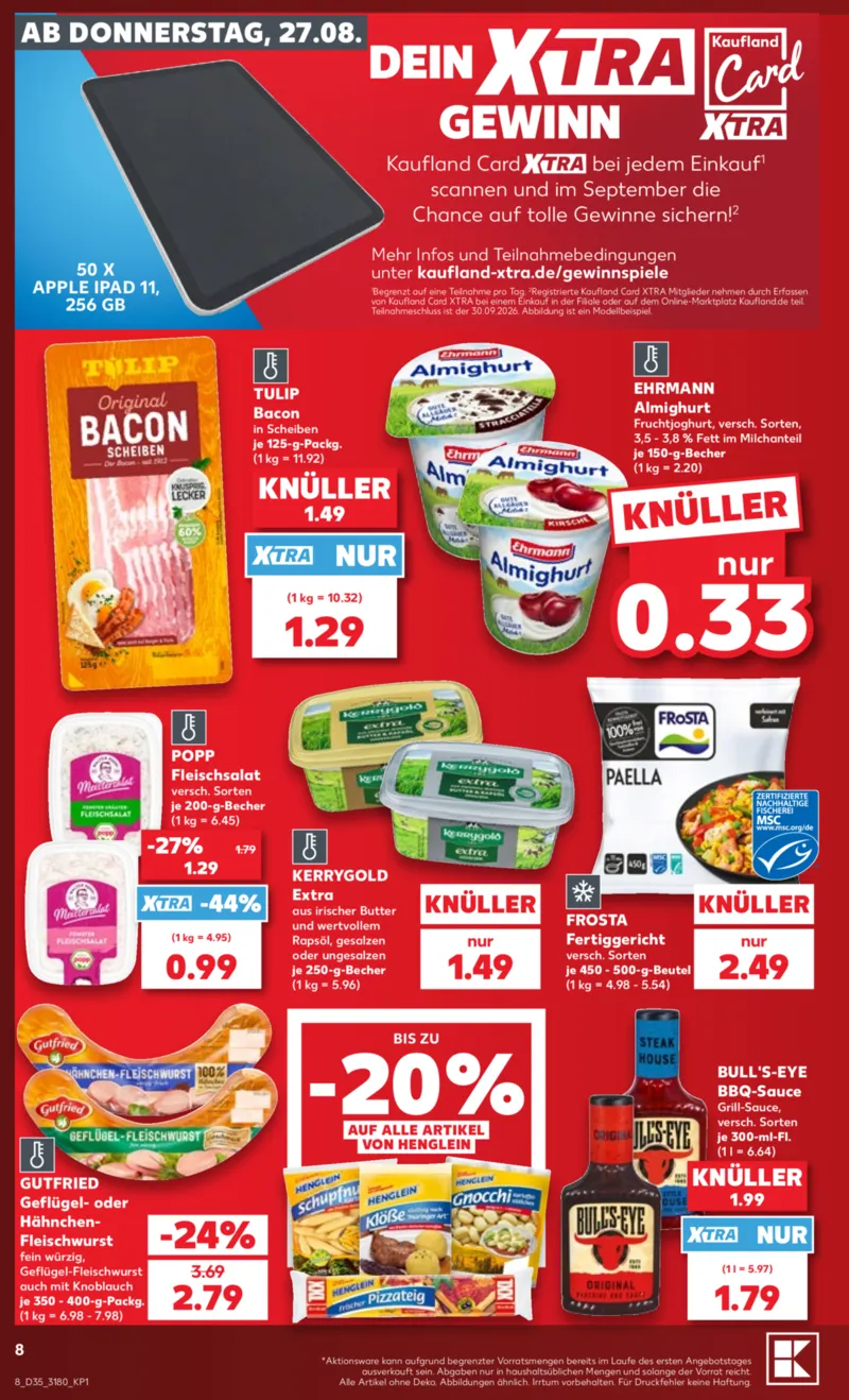 Kaufland Prospekt vom 27.08.2026, Seite 8