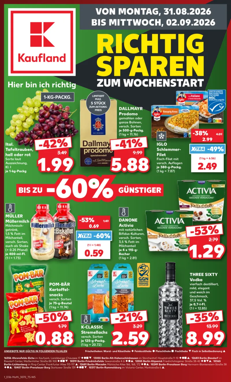 Kaufland Prospekt vom 31.08.2026, Seite 1