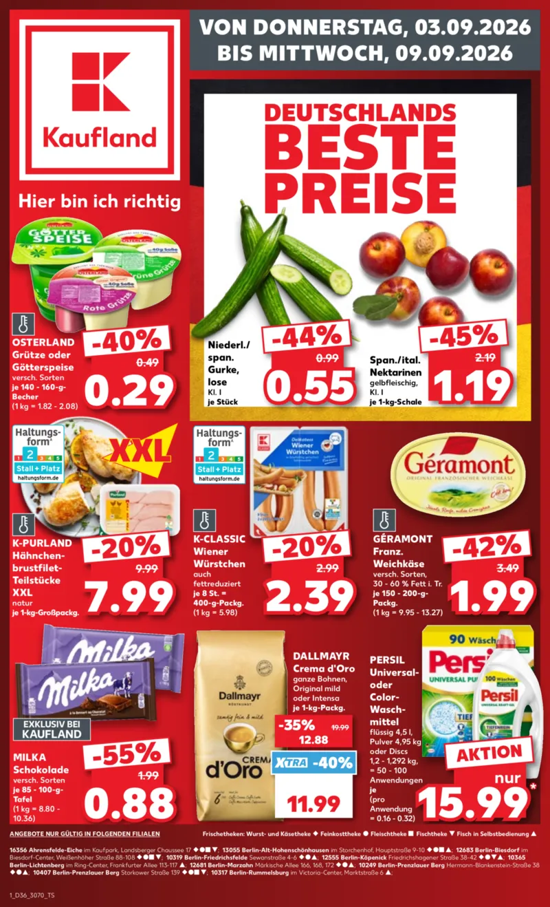 Kaufland Prospekt vom 03.09.2026, Seite 1