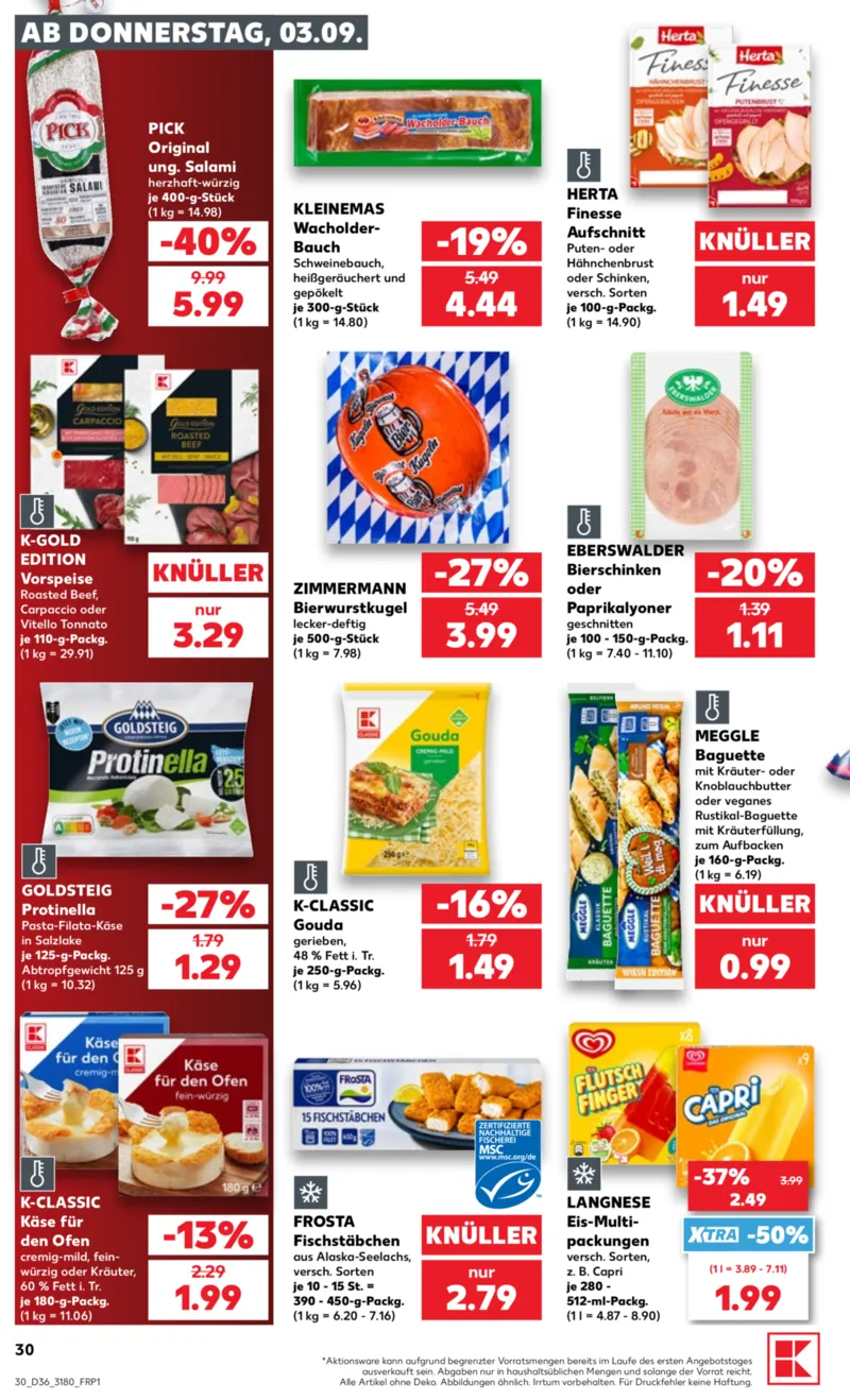 Kaufland Prospekt vom 03.09.2026, Seite 30