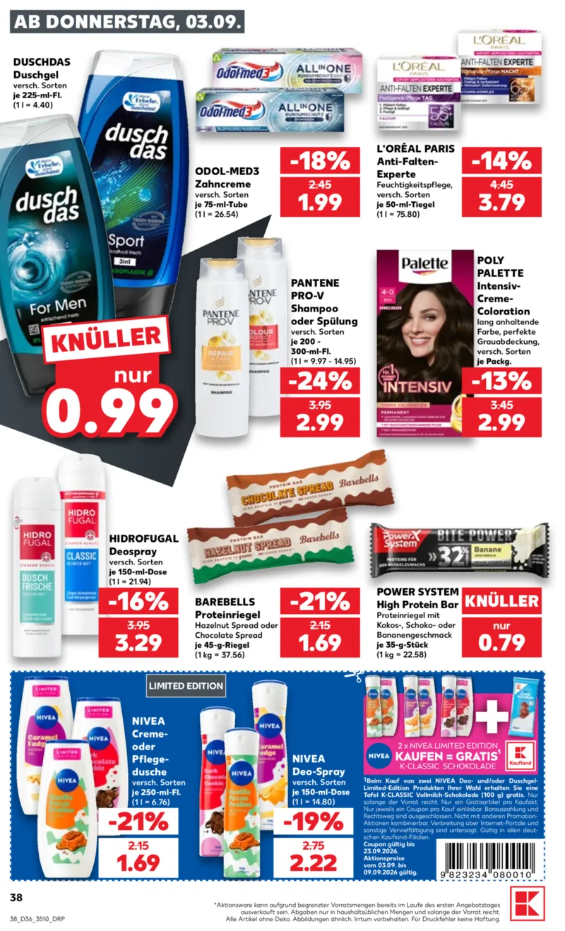 Kaufland Prospekt vom 03.09.2026, Seite 38