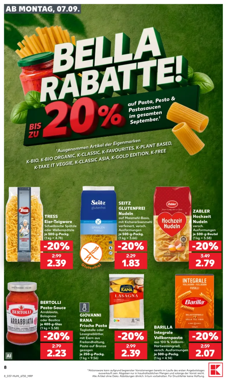 Kaufland Prospekt vom 07.09.2026, Seite 8