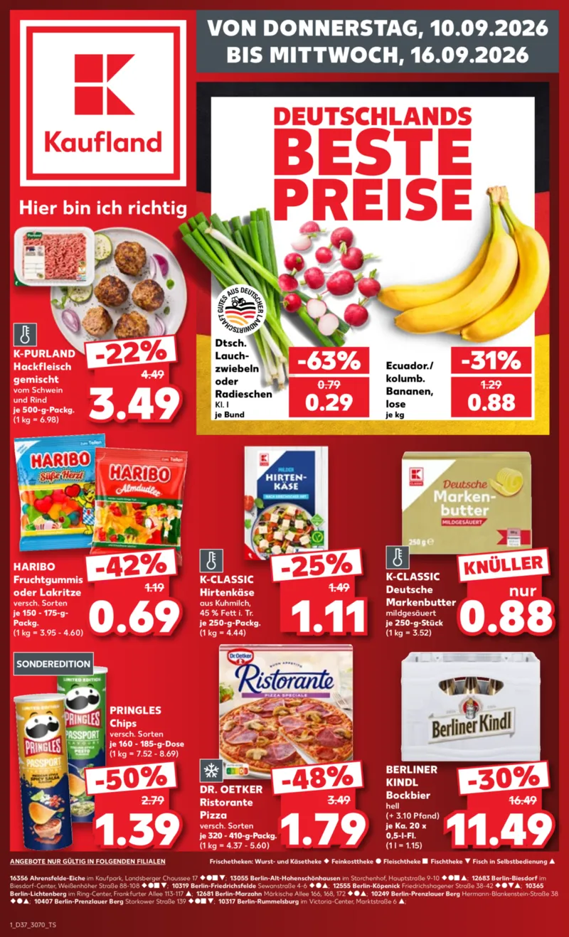 Kaufland Prospekt vom 10.09.2026, Seite 1