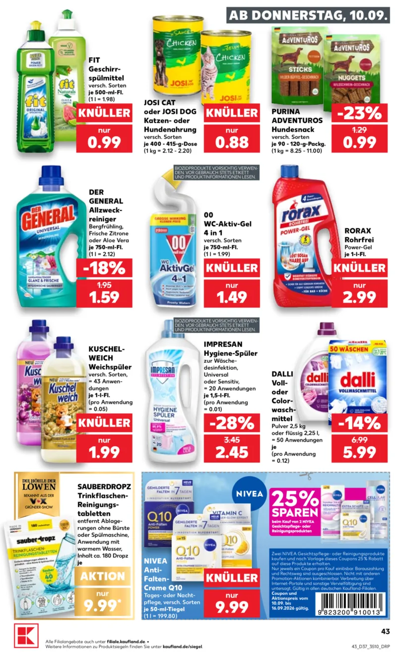 Kaufland Prospekt vom 10.09.2026, Seite 43