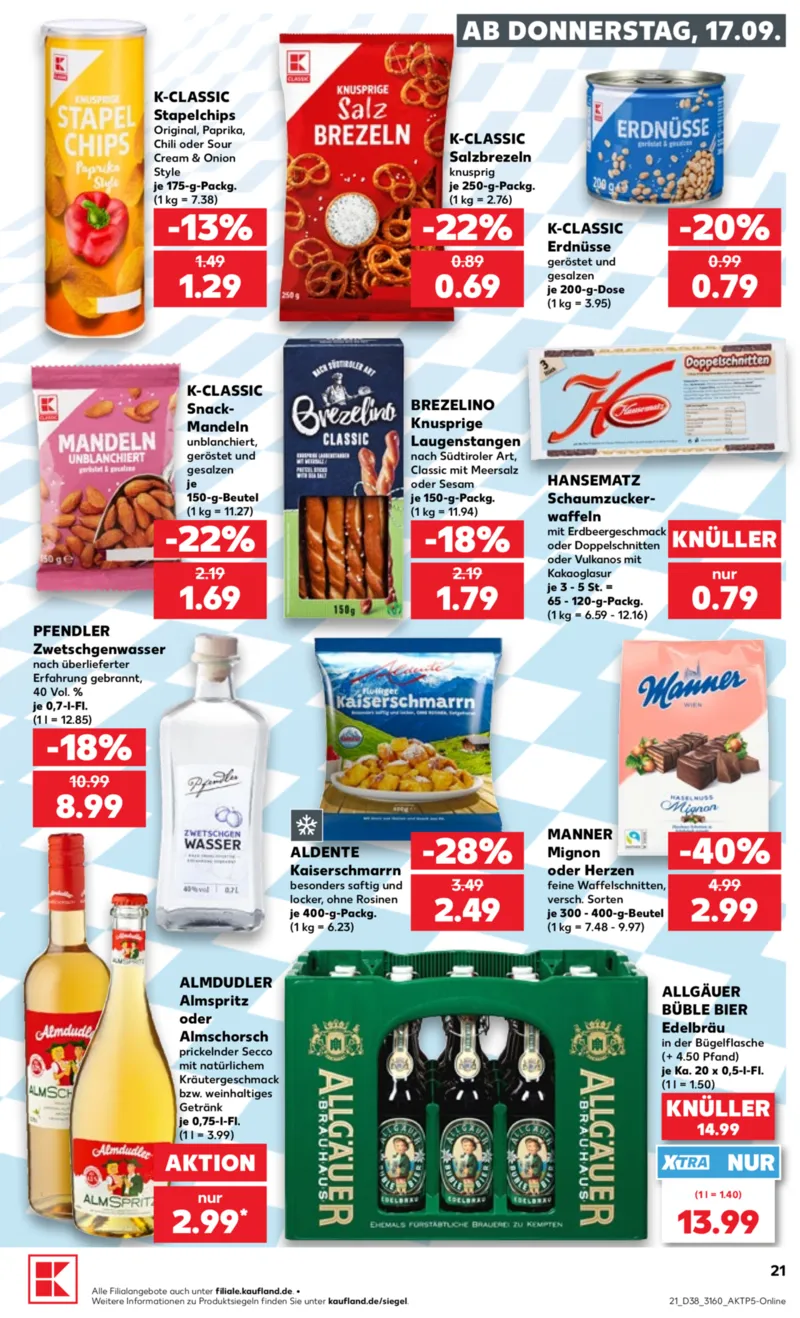 Kaufland Prospekt vom 17.09.2026, Seite 21