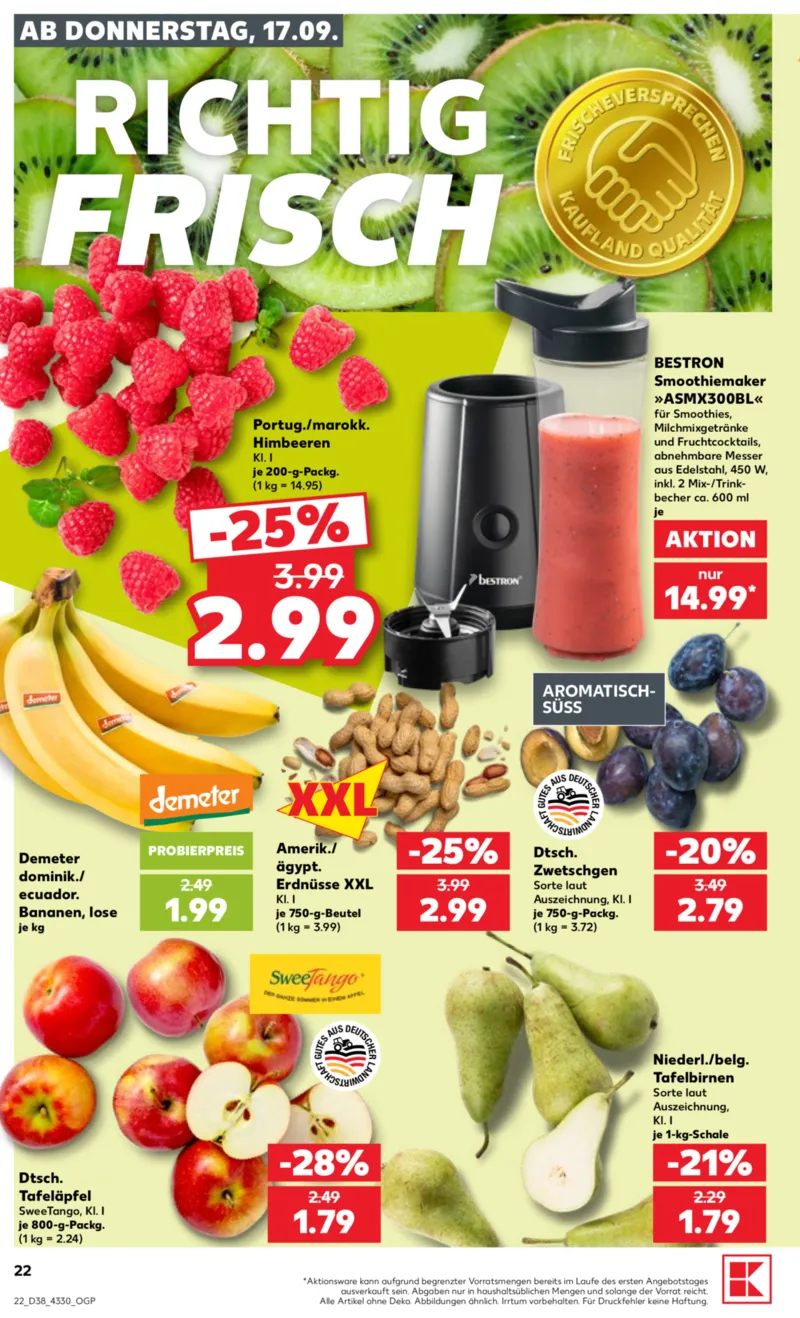 Kaufland Prospekt vom 17.09.2026, Seite 22