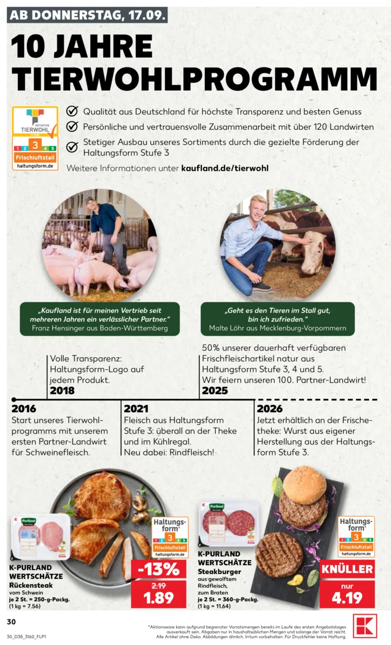 Kaufland Prospekt vom 17.09.2026, Seite 30