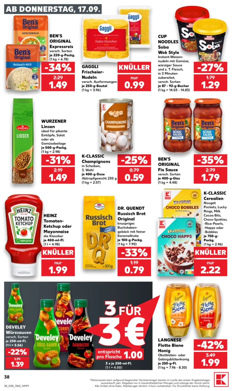Kaufland Prospekt vom 17.09.2026, Seite 38
