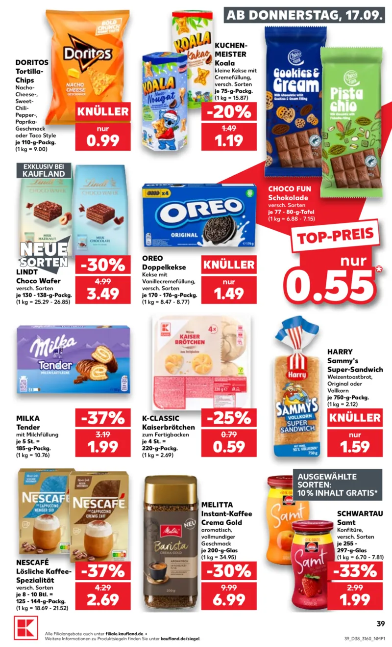 Kaufland Prospekt vom 17.09.2026, Seite 39