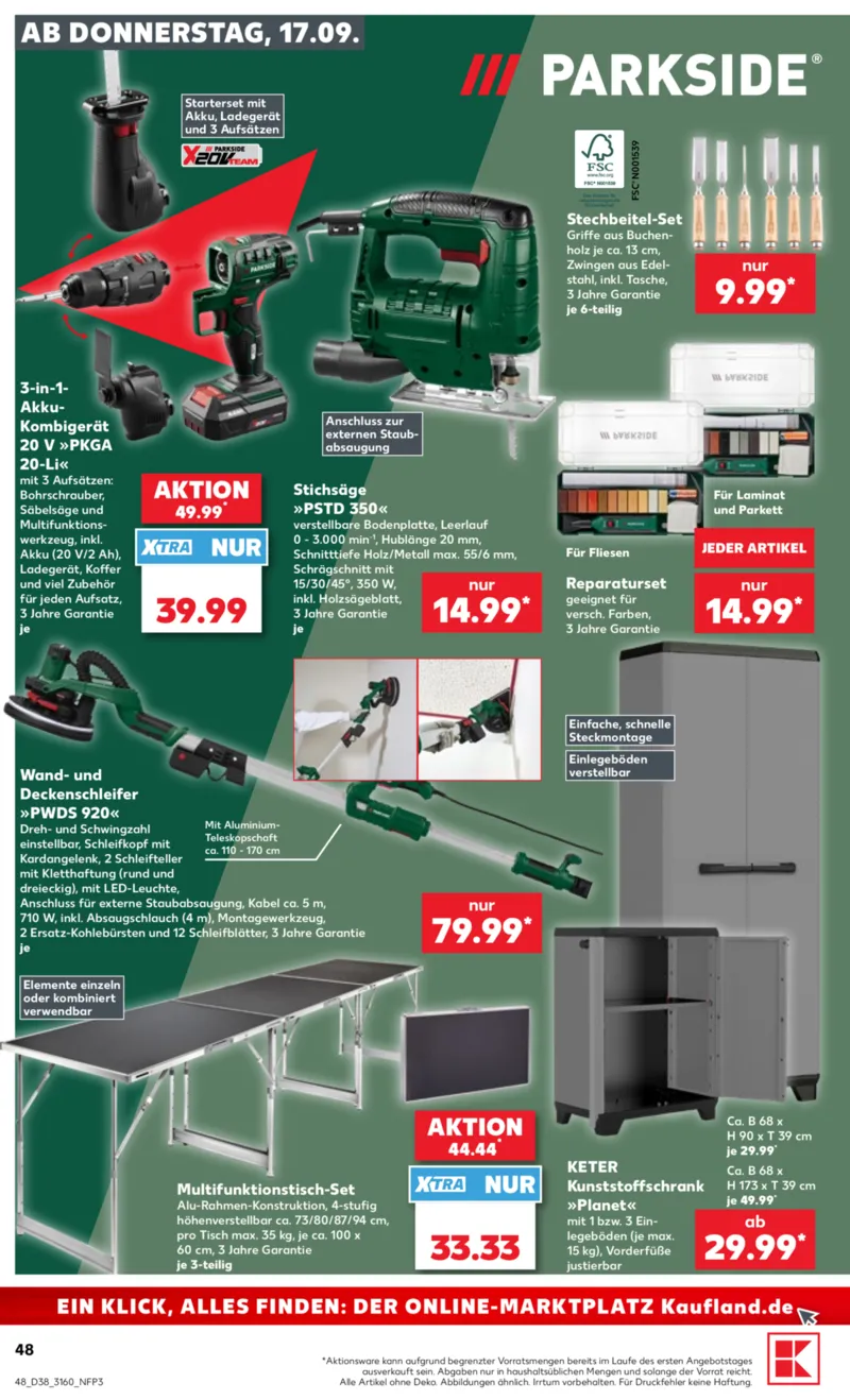 Kaufland Prospekt vom 17.09.2026, Seite 48