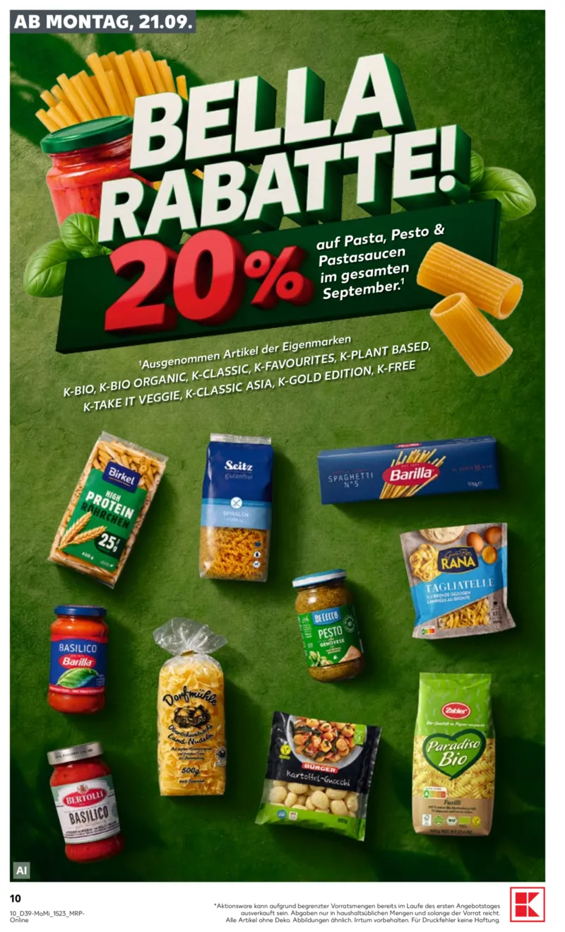 Kaufland Prospekt vom 21.09.2026, Seite 10