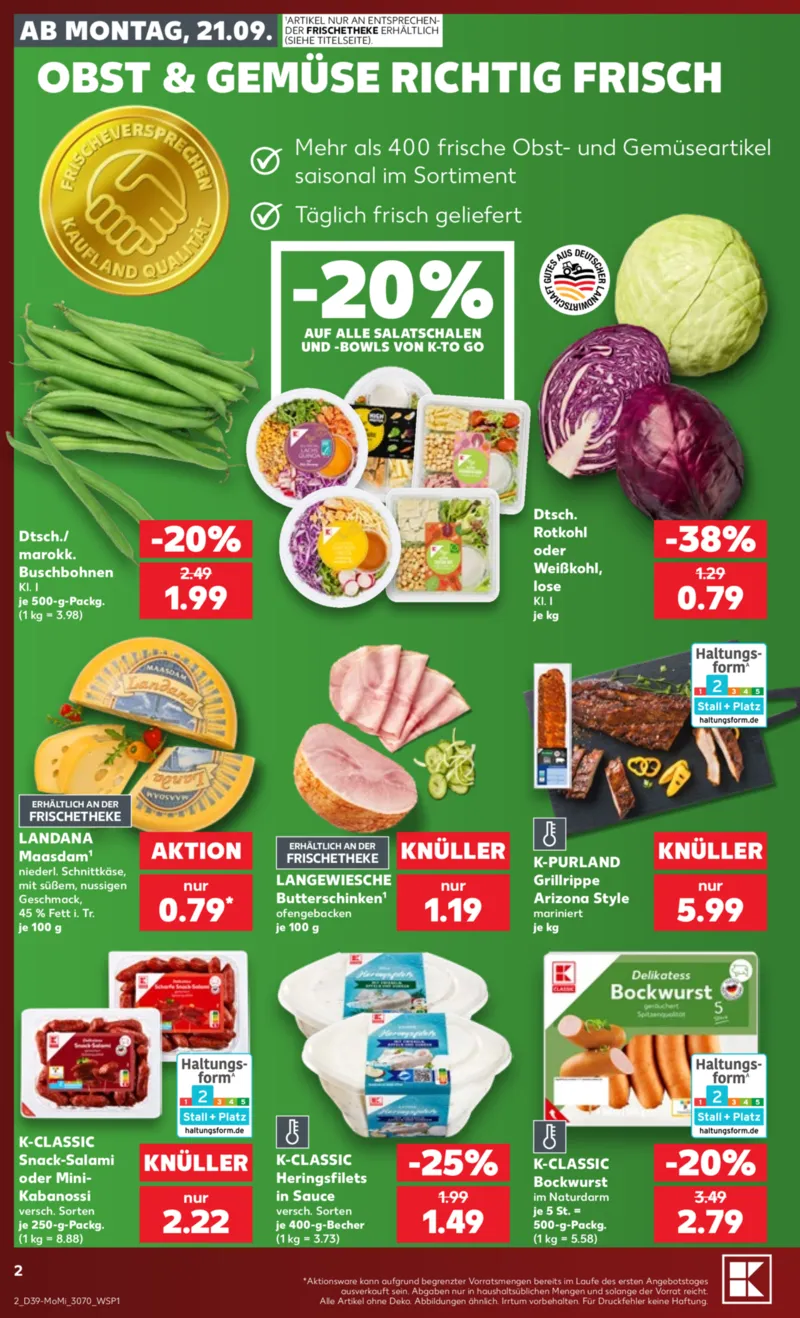 Kaufland Prospekt vom 21.09.2026, Seite 2