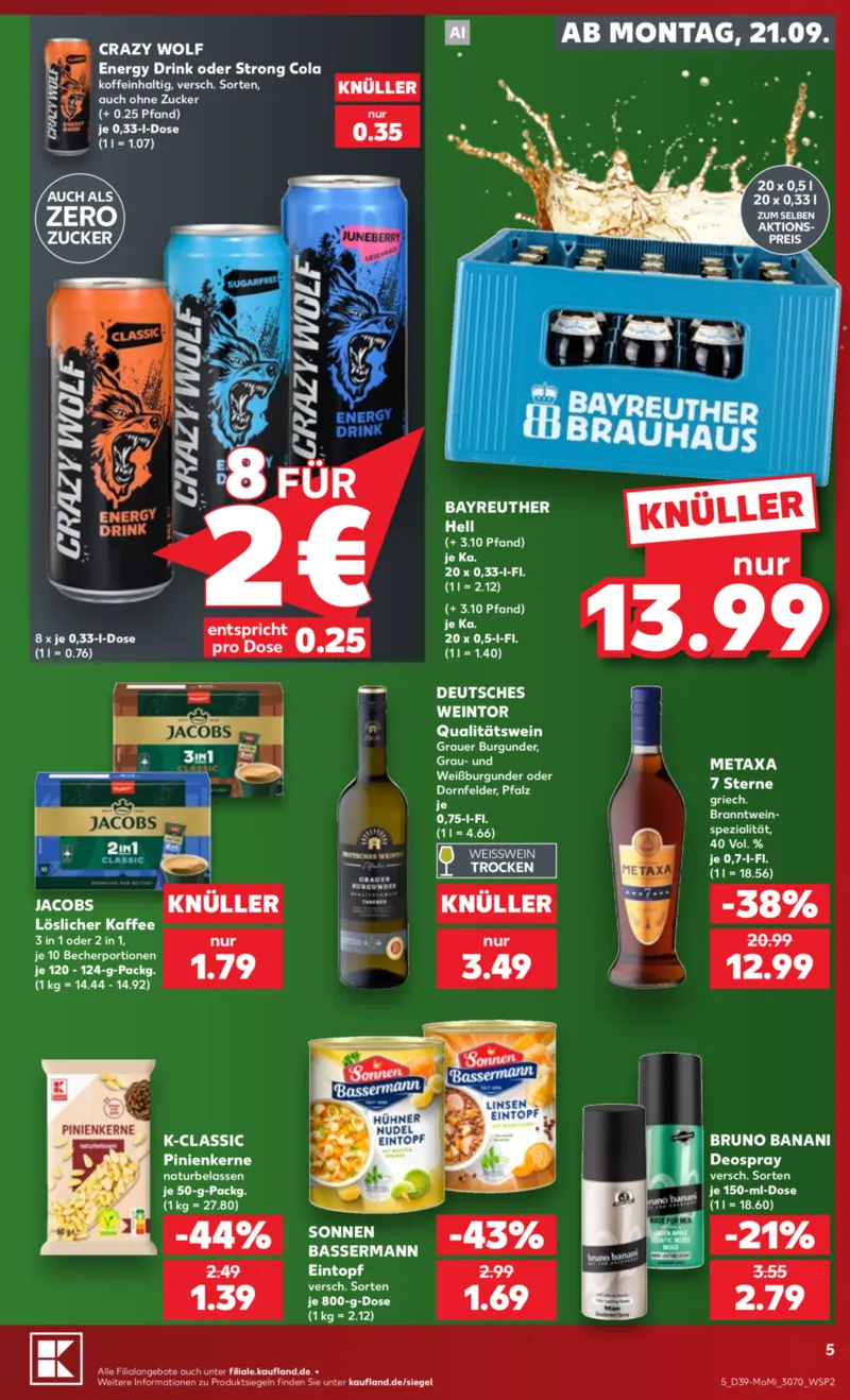 Kaufland Prospekt vom 21.09.2026, Seite 5