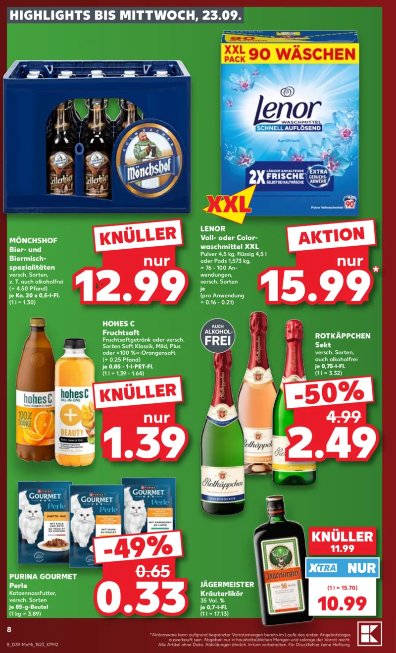 Kaufland Prospekt vom 21.09.2026, Seite 8