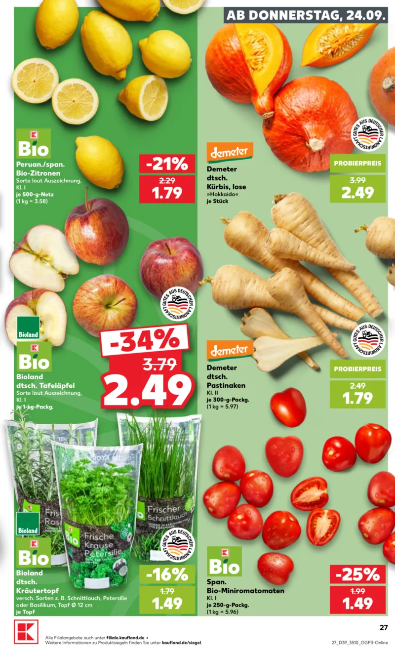 Kaufland Prospekt vom 24.09.2026, Seite 27